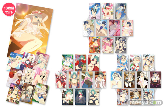 ホビーストックの閃乱カグラ NewWave Gバースト ポストカードセット 詠 二回戦／夜桜 二回戦／芭蕉 二回戦／伊吹のサンプル画像01