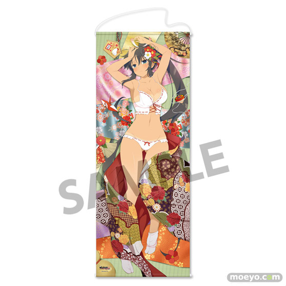 ホビーストックの閃乱カグラ NewWave Gバースト 等身大タペストリー 焔のサンプル画像01