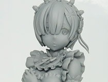 リボルブ新作フィギュア「Re：ゼロから始める異世界生活 レム」監修中原型が展示！【メガホビ2017春】