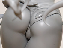 お色気満点！FineΦClover新作フィギュア「キューティーハニー １/７　如月ハニー　ハニーフラッシュ真っ最中！（仮称）」監修中原型が公開！