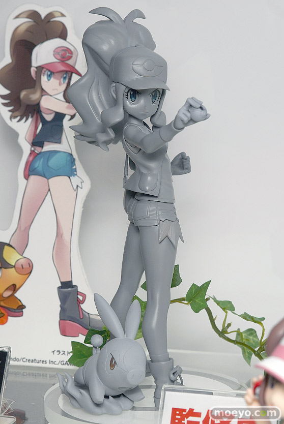 コトブキヤのポケットモンスター トウコ with ポカブの新作フィギュア原型画像01