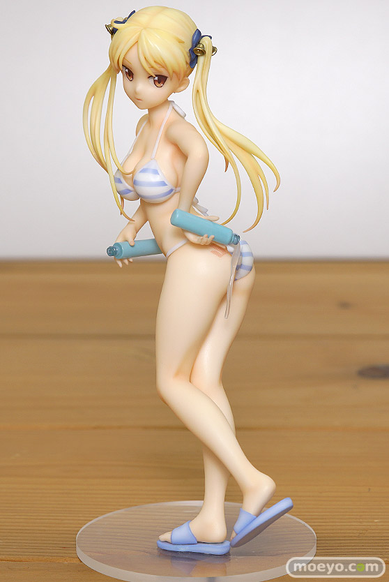 ファット・カンパニーのばくおん！！ 鈴乃木凜 水着Ver.の新作フィギュア彩色サンプル画像01