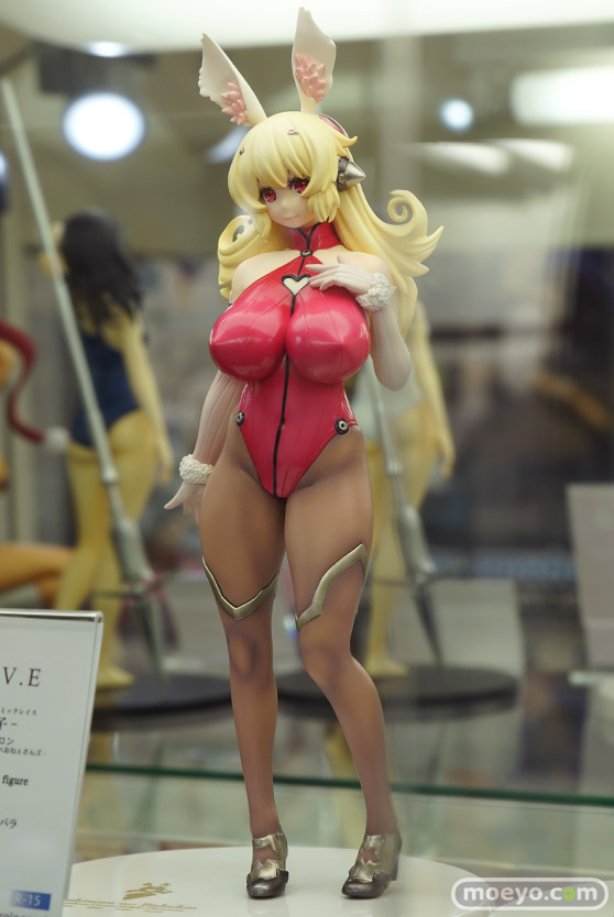 カルミアプロジェクトの星空のバビロン 迫り来るコズミックすけべおねぇさんズ バニーガール型コズミックレイス ウサ子の新作フィギュア彩色キャストオフサンプル展示画像04