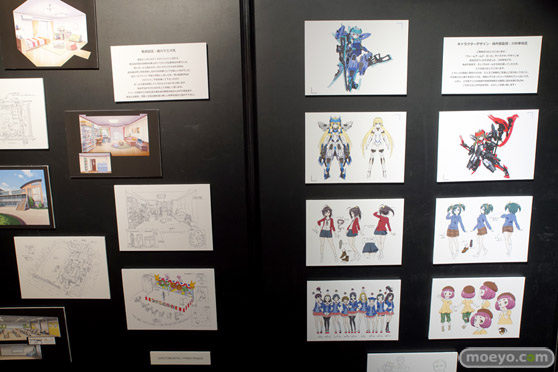 秋葉原でセッションGO! アニメ「フレームアームズ・ガール」展~FULLSCRATCHなきもち~ 会場の様子04