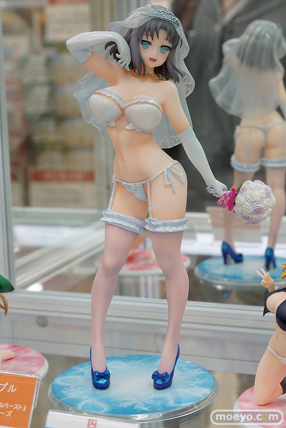 プルーヴィーの極美Girls Super Premium『閃乱カグラ NewWave Gバースト』雪泉 ウェディングランジェリーVer.の新作フィギュア彩色サンプルあみあみ展示画像01