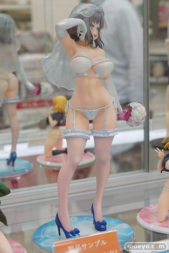 プルーヴィーの極美Girls Super Premium『閃乱カグラ NewWave Gバースト』雪泉 ウェディングランジェリーVer.の新作フィギュア彩色サンプルあみあみ展示画像02