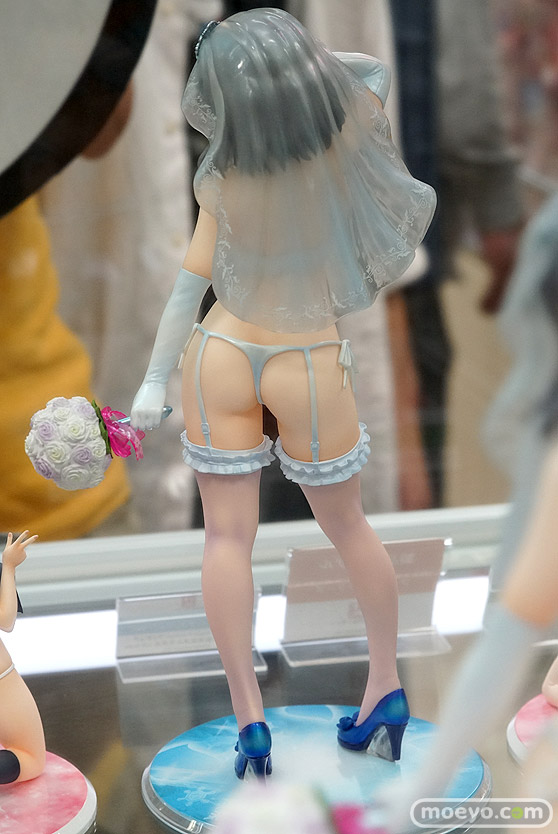 プルーヴィーの極美Girls Super Premium『閃乱カグラ NewWave Gバースト』雪泉 ウェディングランジェリーVer.の新作フィギュア彩色サンプルあみあみ展示画像03
