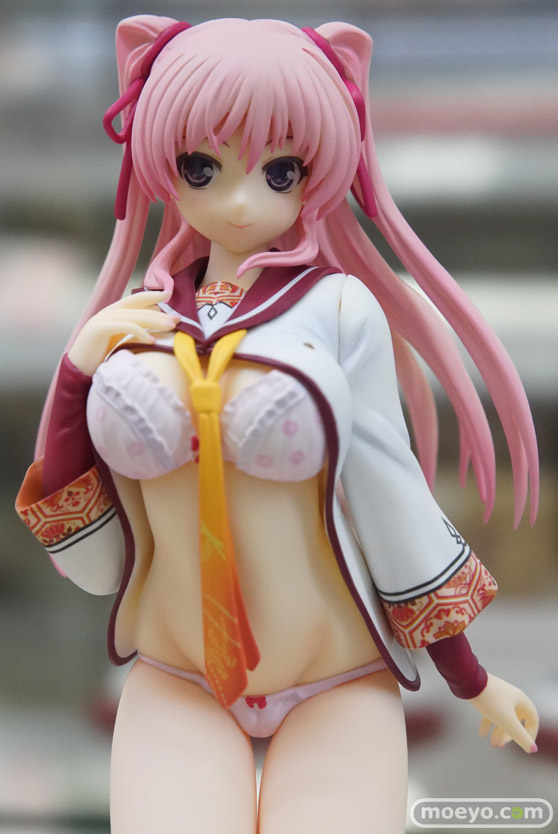 ウェーブの千の刃濤、桃花染の皇姫 宮国朱璃の新作フィギュア彩色サンプルのあみあみ展示画像05