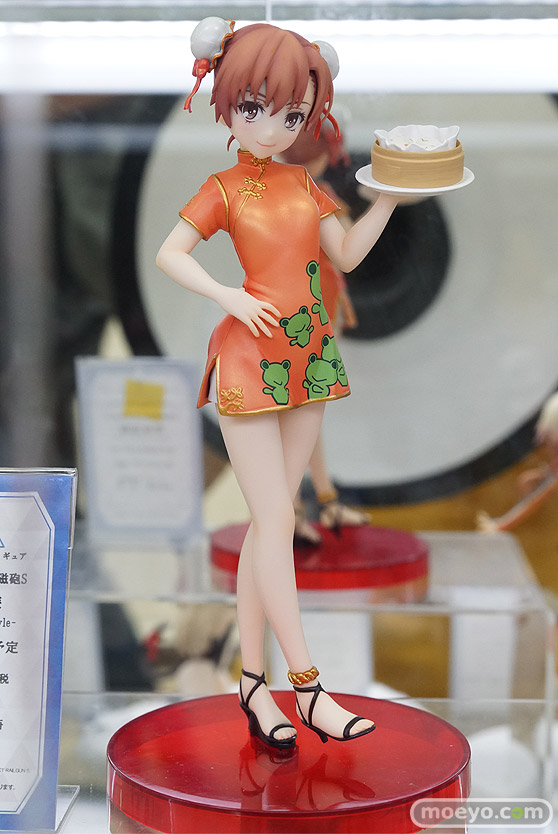 アクアマリンのとある科学の超電磁砲S 御坂美琴 チャイナドレスstyleの新作フィギュア彩色サンプルのあみあみ展示画像01