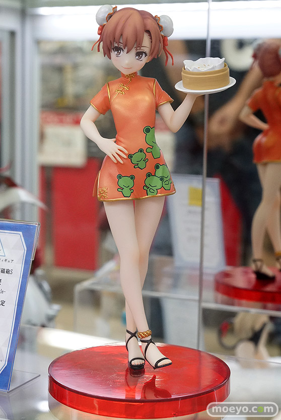 アクアマリンのとある科学の超電磁砲S 御坂美琴 チャイナドレスstyleの新作フィギュア彩色サンプルのあみあみ展示画像04