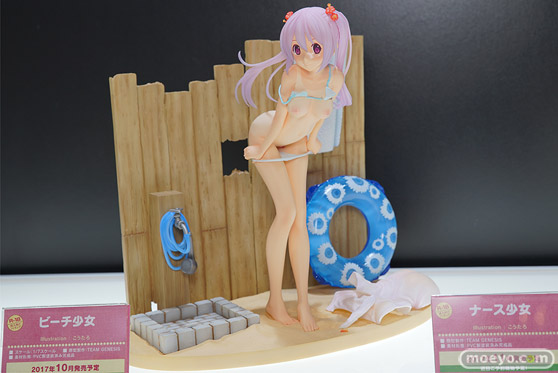 美少女大陸のビーチ少女の新作フィギュア彩色サンプル画像01