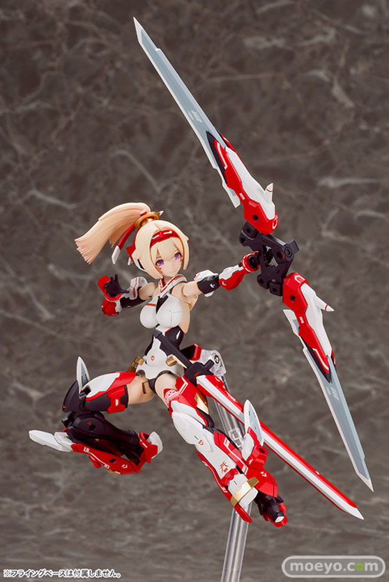 コトブキヤのメガミデバイス 朱羅 弓兵の新作プラモデス彩色サンプル画像03