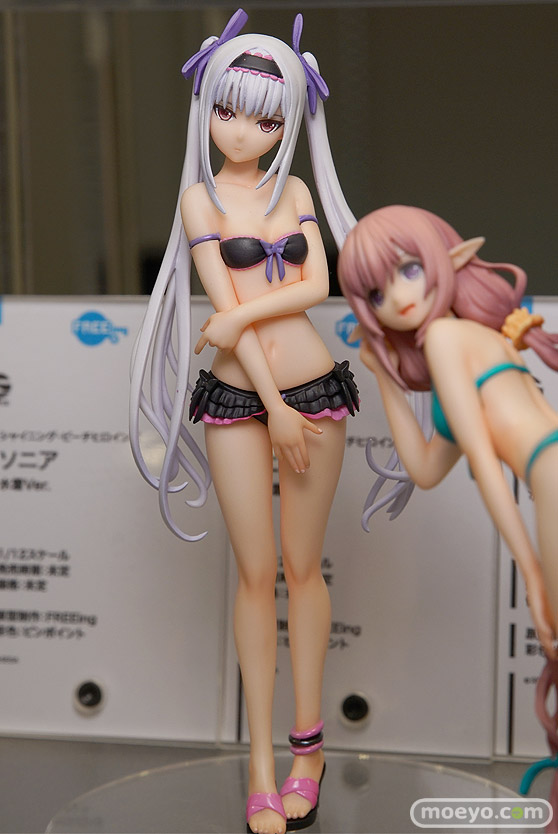 フリーイングのS-style シャイニング・ビーチヒロインズ エクセラ-水着Ver.-の新作フィギュア彩色サンプル画像01