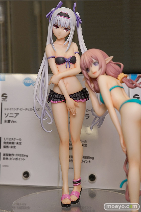 フリーイングのS-style シャイニング・ビーチヒロインズ エクセラ-水着Ver.-の新作フィギュア彩色サンプル画像03