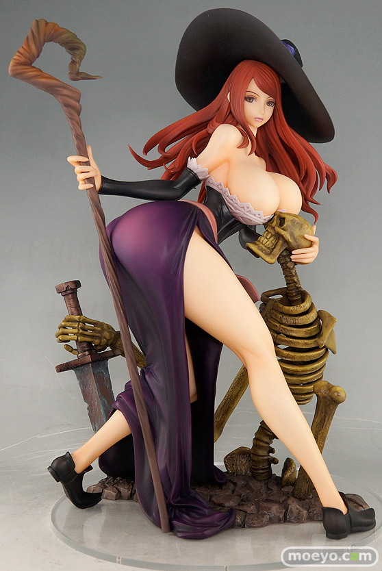 オーキッドシードのドラゴンズクラウン ソーサレスの新作フィギュア彩色サンプル撮り下ろし画像01