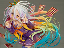 狂気すら感じるすさまじい髪造形！グッドスマイルカンパニー新作フィギュア「ノーゲーム・ノーライフ 白」彩色サンプルが展示！【WF2017夏】