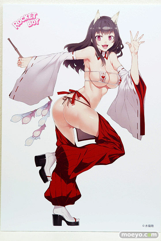 ロケットボーイの水龍敬ランドの巫女の新作フィギュア原型画像15