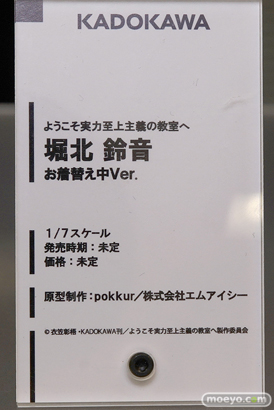 KADOKAWAのようこそ実力至上主義の教室へ 堀北鈴音 お着替え中Ver.の新作フィギュア原型画像15