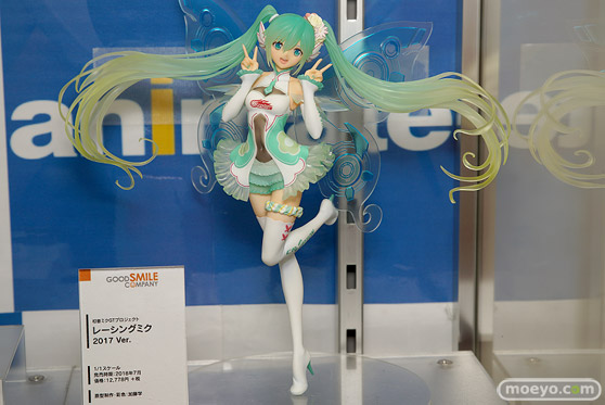 グッドスマイルカンパニーの初音ミクGTプロジェクト レーシングミク 2017 Ver.の新作フィギュア彩色サンプル画像01