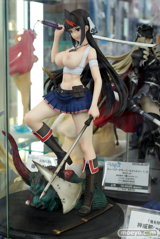 ドラゴントイの新作フィギュアエレクトさわる  鬼を狩る者　神威那（かむな）の新作フィギュア彩色サンプル画像03