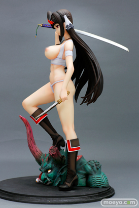 ドラゴントイの『鬼を狩る者』神威那(カムナ)の新作フィギュア彩色サンプルキャストオフおっぱい画像03