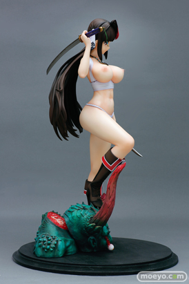 ドラゴントイの『鬼を狩る者』神威那(カムナ)の新作フィギュア彩色サンプルキャストオフおっぱい画像09