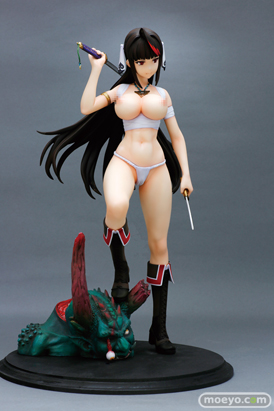 ドラゴントイの『鬼を狩る者』神威那(カムナ)の新作フィギュア彩色サンプルキャストオフおっぱい画像11