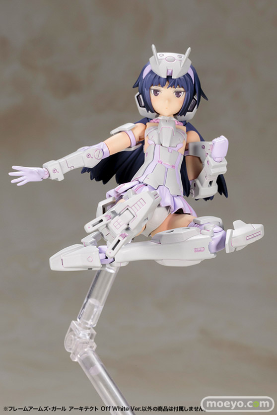 コトブキヤのフレームアームズ・ガール アーキテクト Off White Ver.の新作プラモデル彩色サンプル画像07