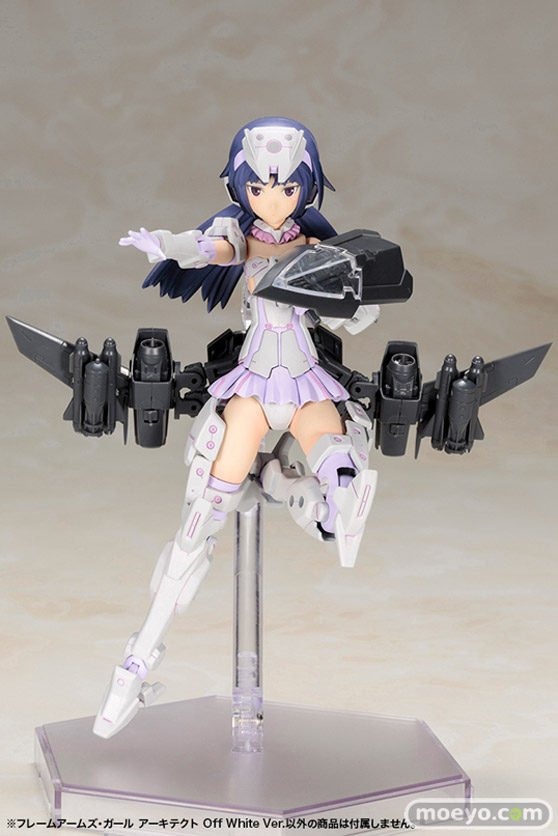 コトブキヤのフレームアームズ・ガール アーキテクト Off White Ver.の新作プラモデル彩色サンプル画像11
