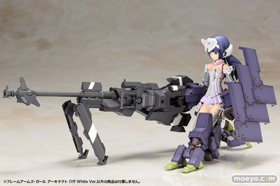コトブキヤのフレームアームズ・ガール アーキテクト Off White Ver.の新作プラモデル彩色サンプル画像17