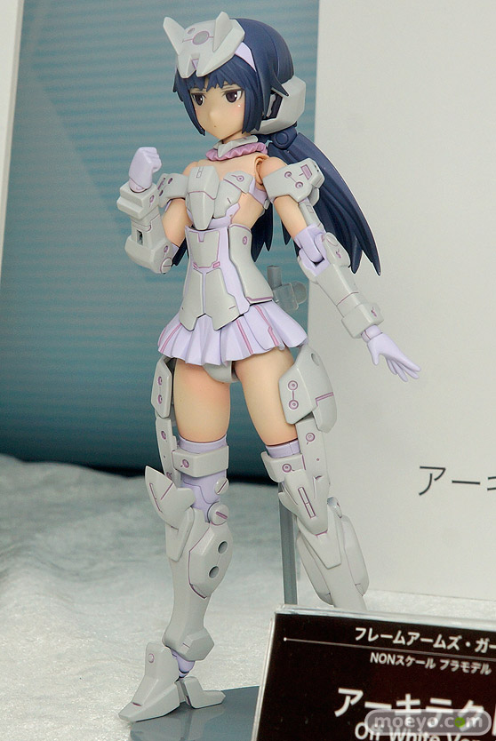 コトブキヤのフレームアームズ・ガール アーキテクト Off White Ver.の新作プラモデル彩色サンプル画像20