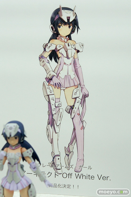 コトブキヤのフレームアームズ・ガール アーキテクト Off White Ver.の新作プラモデル彩色サンプル画像22