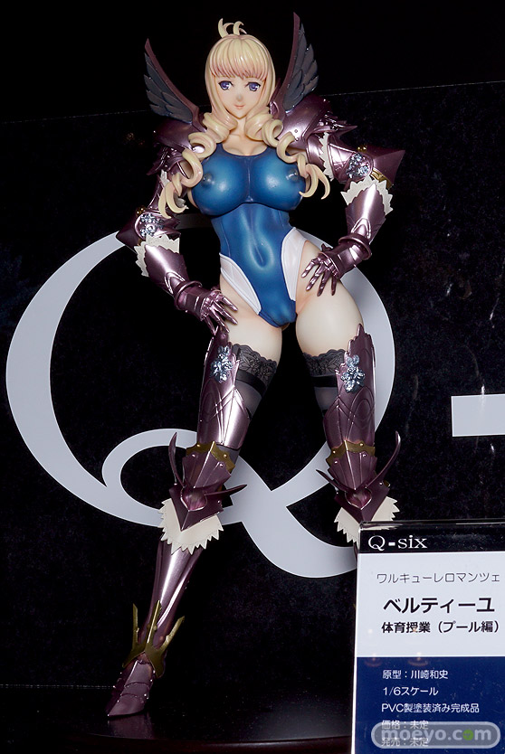 Q-sixのワルキューレロマンツェ  ベルティーユ 体育授業（プール編）の新作フィギュア彩色サンプル画像01