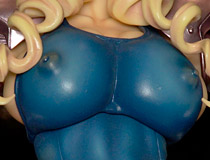 Q-six新作フィギュア「ワルキューレロマンツェ  ベルティーユ 体育授業（プール編）」監修中彩色サンプルが展示！【WF2017夏】