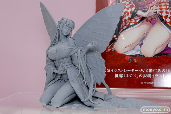 フレアの八宝備仁画集「紅蝶（ほてり）」カバーイラスト（仮）の監修中原型画像04