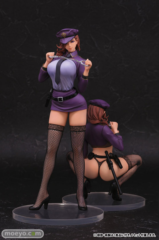 エイプラスの淫乱ドS婦警 暁子(あきこ) Designed by 織田nonの新作フィギュア彩色サンプル新規画像01