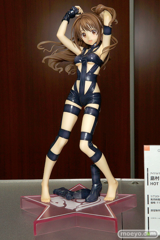 グッドスマイルカンパニーのT.M.Revolution/アイドルマスター シンデレラガールズ 島村卯月 HOT LIMIT Ver.の新作フィギュア彩色サンプル画像01