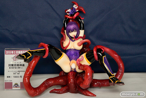 レチェリーのHENTAIシリーズ vol.03 封魔忍姫 神楽 触手壊穴編 産卵ver の新作フィギュア彩色サンプル画像01