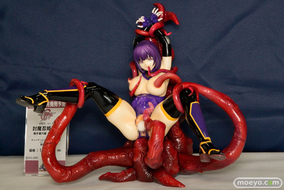 レチェリーのHENTAIシリーズ vol.03 封魔忍姫 神楽 触手壊穴編 産卵ver の新作フィギュア彩色サンプル画像03