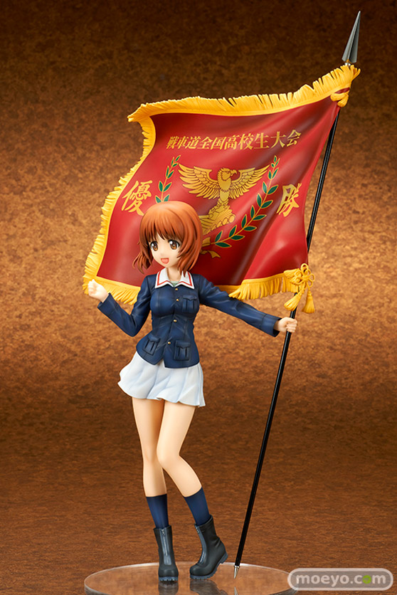 キューズQのガールズ＆パンツァー 劇場版 西住みほ 戦車道全国高校生大会 優勝旗Ver.の新作フィギュア彩色サンプル画像03