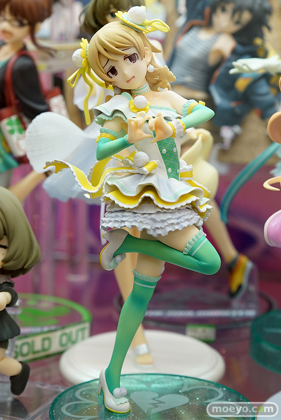 コトブキヤのアイドルマスター シンデレラガールズ 森久保乃々の新作フィギュア展示の様子01