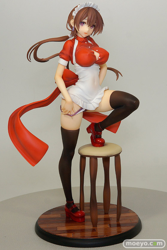 スカイチューブの破廉恥なメイドさんの新作アダルトフィギュア彩色サンプル画像01