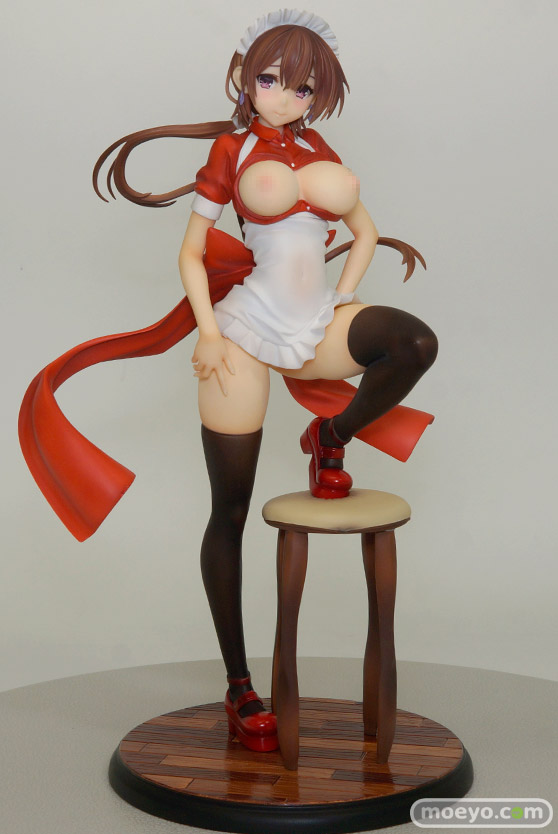 スカイチューブの破廉恥なメイドさんの新作アダルトフィギュア彩色サンプル画像44