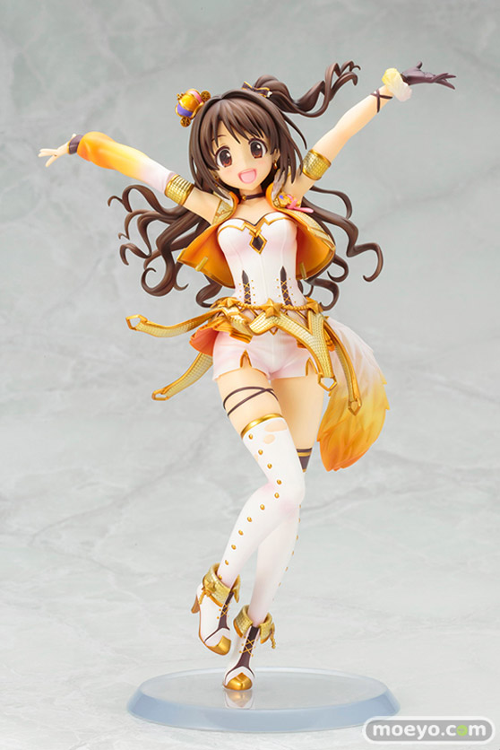 コトブキヤのアイドルマスター シンデレラガールズ 島村卯月 パーティタイム・ゴールドの新作フィギュア彩色サンプル画像01