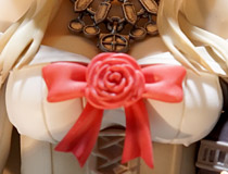 秋葉原の新作フィギュア展示の様子