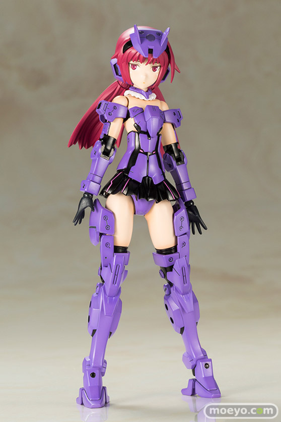 コトブキヤのフレームアームズ・ガール アーキテクト Gun Metallic Ver.の新作プラモデル彩色サンプル画像01