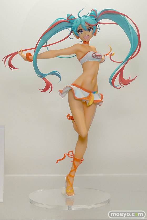 フリーイングの初音ミクGTプロジェクト レーシングミク2016 タイVer.の新作フィギュア彩色サンプル画像01