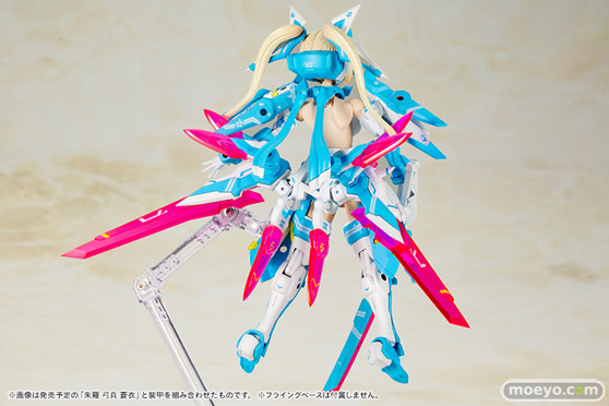 コトブキヤのメガミデバイス 朱羅 忍者 蒼衣の新作フィギュア彩色プラモデル画像08