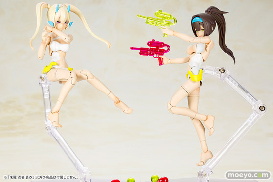 コトブキヤのメガミデバイス 朱羅 忍者 蒼衣の新作フィギュア彩色プラモデル画像14