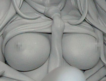 スカイチューブ新作アダルトMOLOフィギュア「コミック阿吽 天海杏 illustration by 深崎暮人」監修中原型が展示！【WF2018冬】